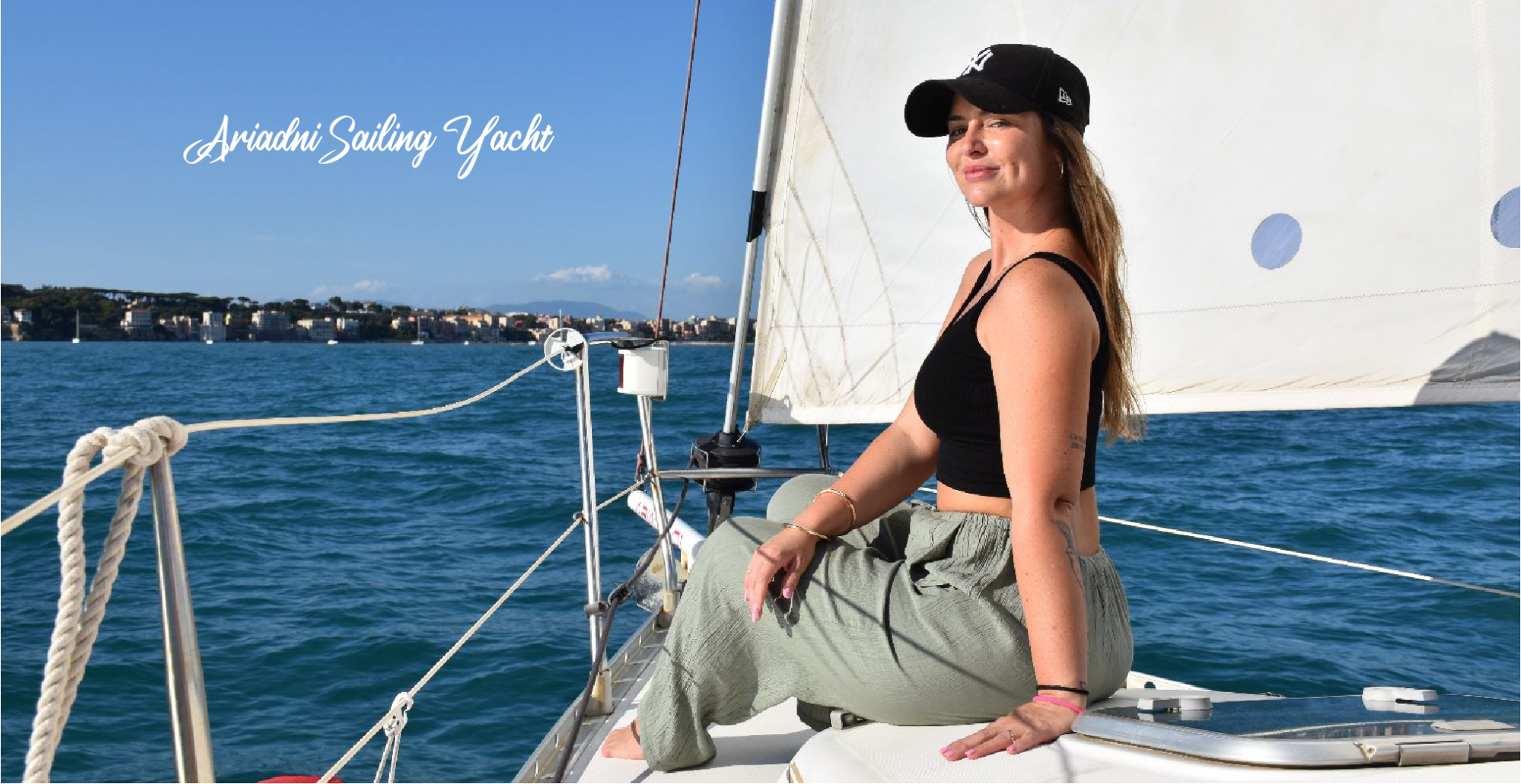 Carlos Marques (ex no 10 della nazionale di Brasile) con Renata per Ariadni Sailing Yacht